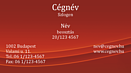 névjegykártya, 